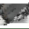 Mexen Cube stačiakampė vonia 170 x 80 cm su apdaila ir 2-dalių 80 cm ekranu, permatoma, juoda - 550517080X9208027000