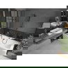 Mexen Cube stačiakampė vonia 170 x 80 cm su apdaila ir 2 sparnų 80 cm pertvara, juodas raštas - 550517080X9208027077