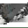 Mexen Cube stačiakampė vonia 180 x 80 cm su korpusu ir 2-durų pertvara 100 cm, skaidrus, juodas - 550518080X9210027000