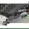 Mexen Cube stačiakampė vonia 180 x 80 cm su dangčiu ir dviejų dalių 120 cm sienele, juodas raštas - 550518080X92120027077