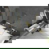 „Mexen Cube“ stačiakampė vonia 180 x 80 cm su apdaila ir vienos dalies 80 cm širma, skaidri, auksinė - 550518080X9408115000