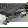 Mexen Cube stačiakampė vonia 180 x 80 cm su apdaila ir vieno sparno 80 cm ekranu, permatoma, juoda - 550518080X9408117000