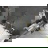 Mexen Cube stačiakampė vonia 180 x 80 cm su apdaila ir 1 durų pertvara 100 cm, skaidri, auksinė - 550518080X9410115000
