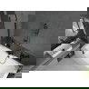 Mexen Cube stačiakampė vonia 180 x 80 cm su apdaila ir vienos dalies 100 cm pertvara, skaidri, juoda - 550518080X9410117000
