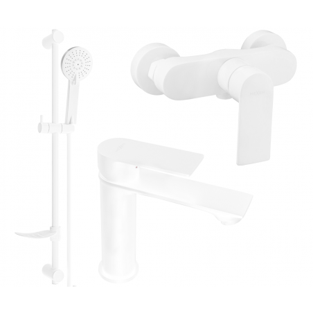 Mexen Royo DF40 dušo komplektas, baltas - 72204DF40-20