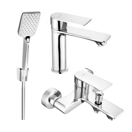 Mexen Royo R62 vonios komplektas, chromas - 72203R62-00