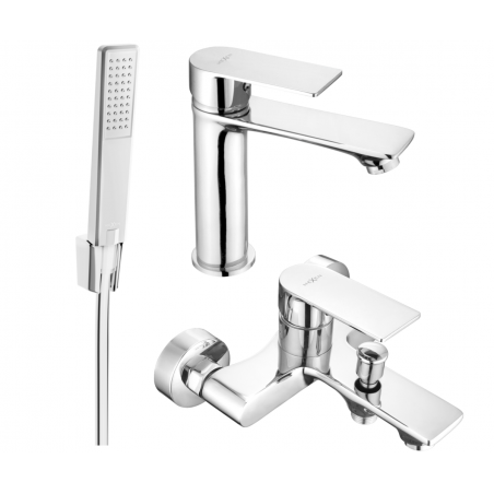 Mexen Royo R72 vonios komplektas, chromas - 72203R72-00