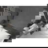 Mexen Cubik stačiakampė vonia 170 x 70 cm su apdaila ir vienos dalies ekranu 60 cm, juodas raštas - 550317070X9506007070