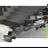 Mexen Cubik stačiakampė vonia 170 x 70 cm su apdaila ir vieno skydelio širma 70 cm, permatoma, chromuota - 550317070X9507000001