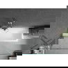 Mexen Cubik stačiakampė vonia 170 x 70 cm su rėmu ir 1 varčios 100 cm stogu, skaidrus, chromas - 550317070X9510000001