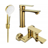Mexen Royo R05 vonios rinkinys, auksinis - 72203R05-50