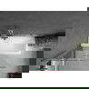 Mexen Cubik stačiakampė vonia 150 x 70 cm su korpusu ir 2-dalių ekranu 100 cm, skaidrus, chromas - 550315070X9210020100