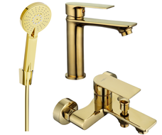 Mexen Royo R40 vonios rinkinys, auksinis - 72203R40-50