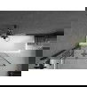 Mexen Cubik stačiakampė vonia 150 x 70 cm su apdaila ir 2-duriu ekranu 100 cm, juodas raštas - 550315070X9210027077