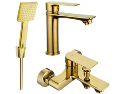 Mexen Royo R45 vonios komplektas, auksinis - 72203R45-50