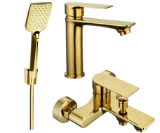 Mexen Royo R62 vonios komplektas, auksinis - 72203R62-50