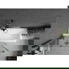 Mexen Cubik stačiakampė vonia 160 x 70 cm su apdaila ir 2 varstomų durų pertvara 100 cm, juodas raštas - 550316070X9210027070