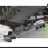 Mexen Cubik stačiakampė vonia 160 x 70 cm su apdaila ir dviguba 120 cm pertvara, skaidri, juoda - 550316070X9212027000