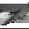 Mexen Cubik stačiakampė vonia 150 x 70 cm su apdaila ir vienos dalies 100 cm uždangalu, juodas raštas - 550315070X9410117070