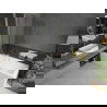 Mexen Cubik stačiakampė vonia 160 x 70 cm su apdaila ir 1-durų pertvara 80 cm, skaidrus, auksinis - 550316070X9408115000