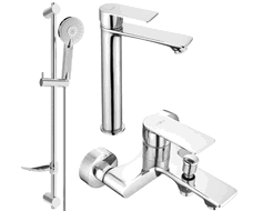 Mexen Royo DF40 vonios komplektas, chromas - 72213DF40-00