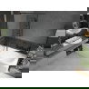 Mexen Vega stačiakampė vonia 150 x 70 cm su aptaisymu ir vieno sparno pertvara 100 cm, juodas raštas - 550115070X9510007070
