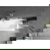 Mexen Vega stačiakampė vonia 160 x 70 cm su apdaila ir viengubu ekranu 70 cm, permatoma, chromuota - 550116070X9507000001
