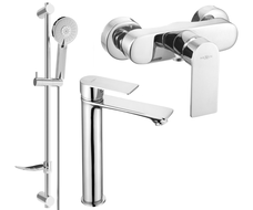 Mexen Royo DF40 dušo komplektas, chromuotas - 72214DF40-00