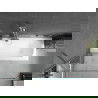 Mexen Vega stačiakampė vonia 180 x 80 cm su apdaila ir 1-šarnyriniu ekranėliu 100 cm, skaidrus, chromas - 550118080X9510000001