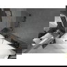 Mexen Vega stačiakampė vonia 180 x 80 cm su apdaila ir vienvėrčiu ekranu 50 cm, permatoma, juoda - 550118080X9505000070