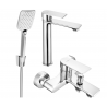 Mexen Royo R62 vonios rinkinys, chromas - 72213R62-00
