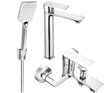 Mexen Royo R62 vonios rinkinys, chromas - 72213R62-00