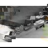 Mexen Vega stačiakampė vonia 180 x 80 cm su apdaila ir 1-durų 60 cm paravanu, juodas raštas - 550118080X9506007077