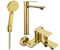 Mexen Royo R40 vonios komplektas, auksinis - 72213R40-50