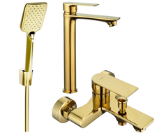 Mexen Royo R62 vonios komplektas, auksinis - 72213R62-50
