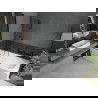 Mexen Vega stačiakampė vonia 170 x 70 cm su apdaila ir dvigubu 120 cm ekranavimu, skaidrus, juodas - 550117070X9212027000
