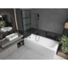 Mexen Vega stačiakampė vonia 180 x 80 cm su apdaila ir dviem 120 cm plokštėmis, juodas raštas - 550118080X9212027077
