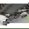 Mexen Vega stačiakampė vonia 150 x 70 cm su apdaila ir 1 durų pertvara 100 cm, skaidri, auksinė - 550115070X9410115000