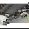 Mexen Vega stačiakampė vonia 170 x 70 cm su apdaila ir vienos dalies sienele 120 cm, skaidri, auksinė - 550117070X9412115000