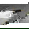 Mexen Vega stačiakampė vonia 160 x 70 cm su apdaila ir vienos dalies sienele 80 cm, permatoma, auksinė - 550116070X9508000050