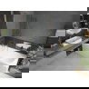 Mexen Vega stačiakampė vonia 150 x 70 cm su apdaila ir vieno durų 80 cm ekranu, skaidrus, auksinis - 550115070X9508000050