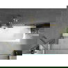 Mexen Vega stačiakampė vonia 170 x 70 cm su apdaila ir vienos dalies sienele 100 cm, skaidri, auksinė - 550117070X9510000050