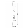 Mexen dušo žarna 150 cm, Chromo - 79460-00