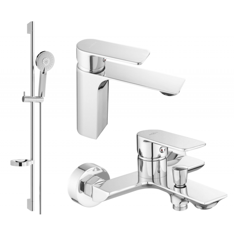 Mexen Alexa DS40 vonios komplektas, chromas - 71203DS40-00