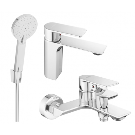 Mexen Alexa R40 vonios rinkinio komplektas, chromas - 71203R40-00