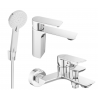 Mexen Alexa R40 vonios rinkinio komplektas, chromas - 71203R40-00