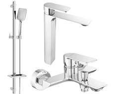 Mexen Alexa DQ62 vonios komplektas, chromas - 71213DQ62-00