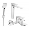 Mexen Alexa R62 vonios komplektas, chromas - 71213R62-00