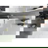 Mexen Catia plienasviršio praustuvas 48 x 37 cm, Balta/auksinė linijų modelis - 21314817