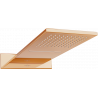 Mexen Waterfall lietaus dušo galvutė slim 50 x 22 cm, rožinis auksas - 79190-60